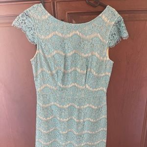 Boutique mid- thigh lace dress